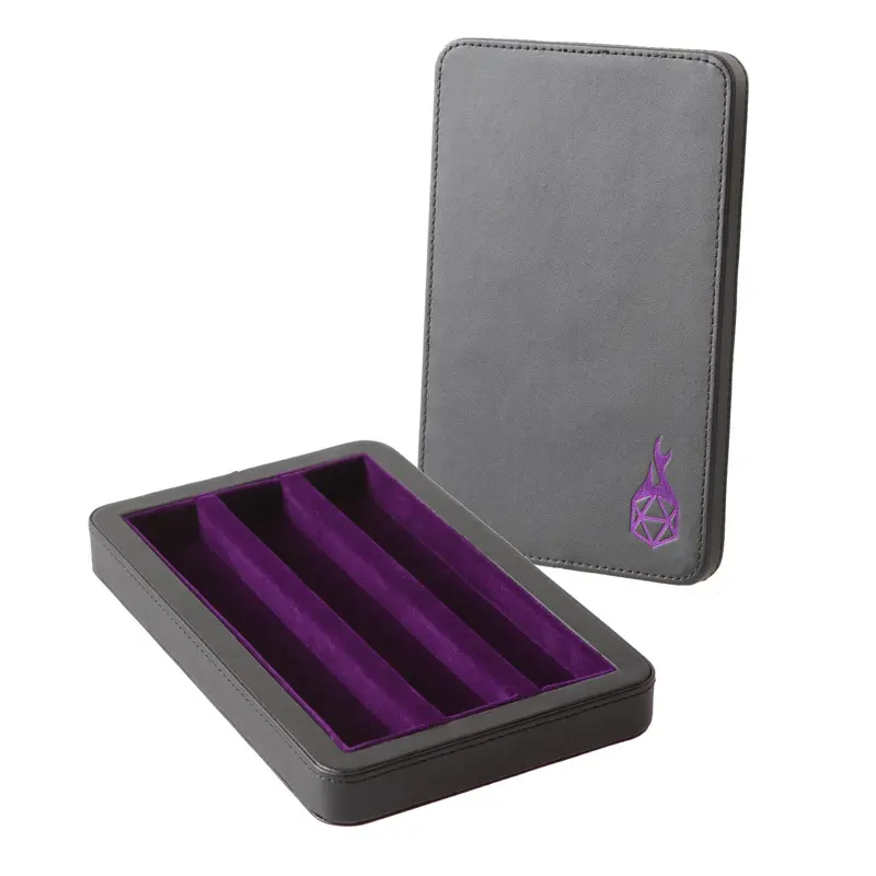 Reliquary 3-Row Premium Dice Case (Purple)
