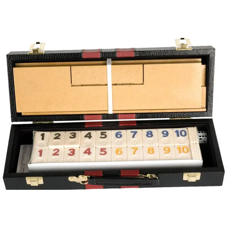 Deluxe Rummy with Wooden Rack