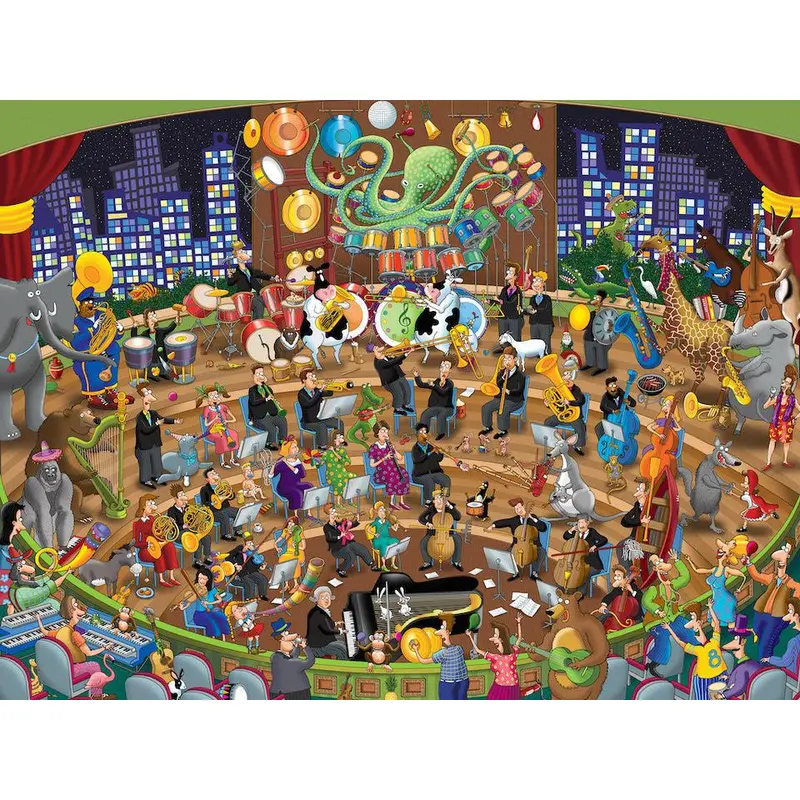 Artifact Wooden Puzzles - Rhapsody in Zoo