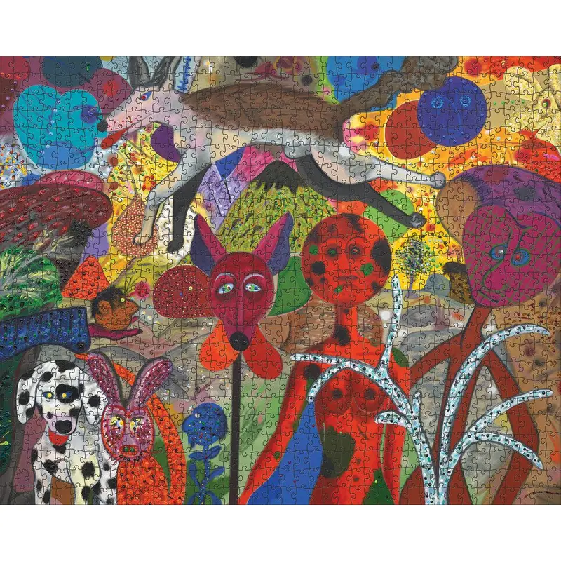 Roy De Forest: Triumph of the Round Heads (Pomegranate 1000pc)