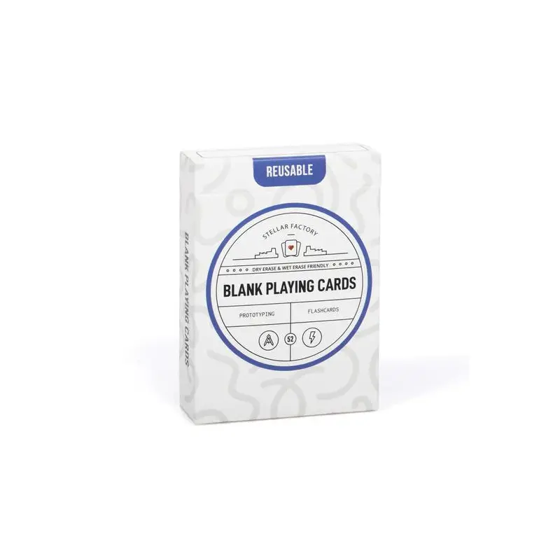 Reusable Blank Playing Cards