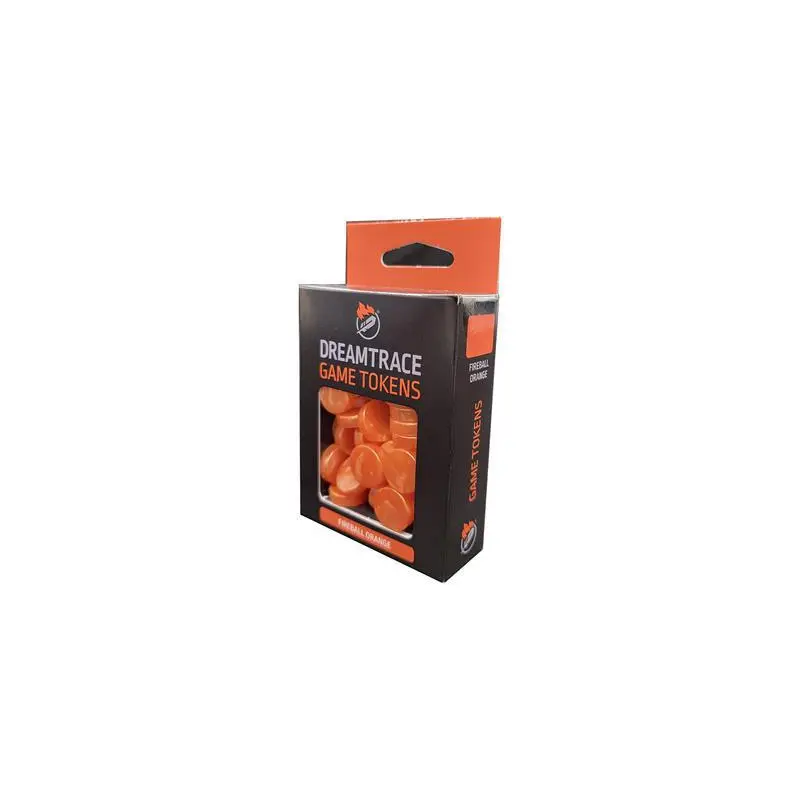 DreamTrace Gaming Tokens: Fireball Orange
