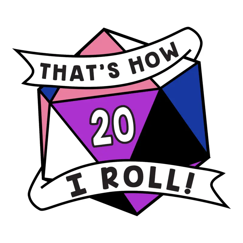 That's How I Roll Pride Pin: Genderfluid