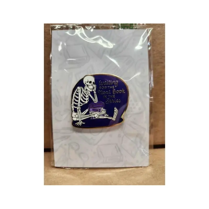 Waiting for the Next Book in the Series - Romancelandia Pins (C2)