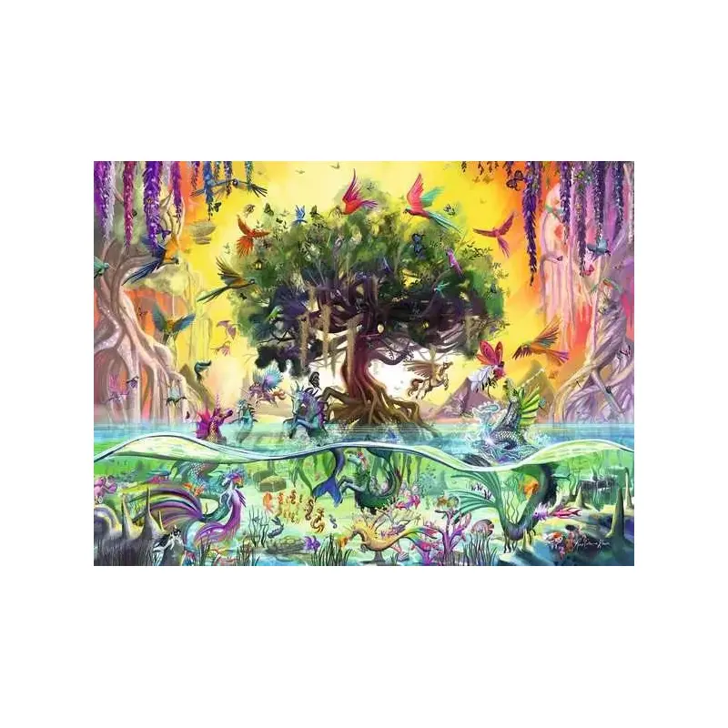 Beautiful Sea Unicorn and Friends (Ravensburger 1500pc)