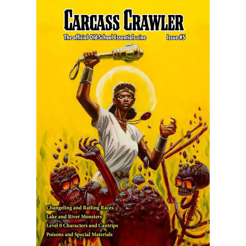 Carcass Crawler Issue #5: The Official Old-School Essentials Zine