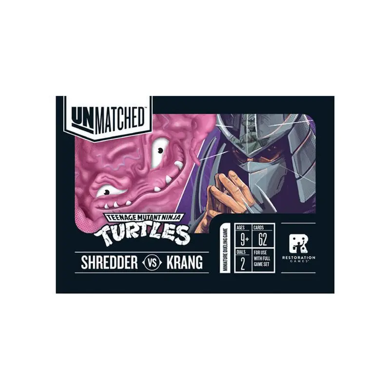Unmatched Adventures: TMNT - Shredder/Krang Hero Deck Expansion