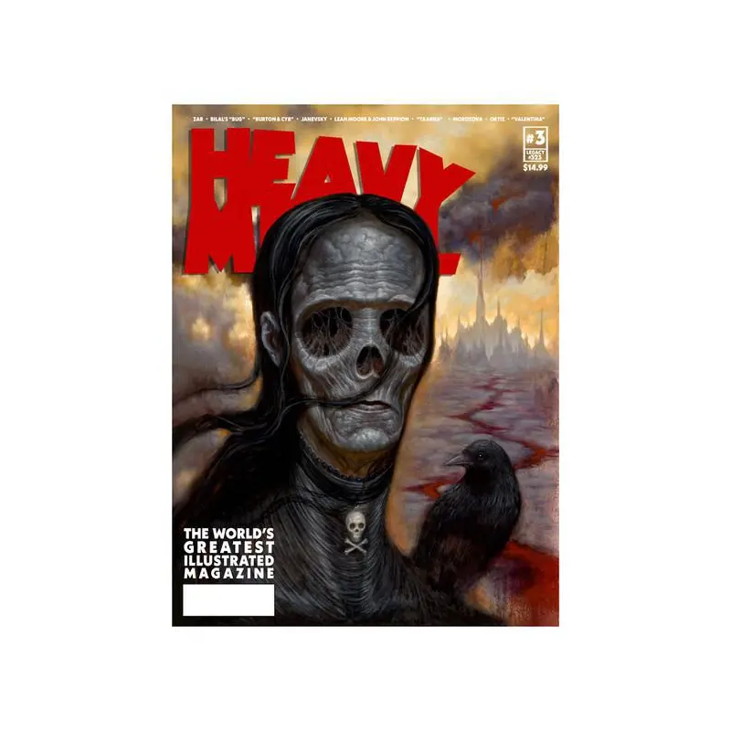 Heavy Metal #3B Chet Zar Cover