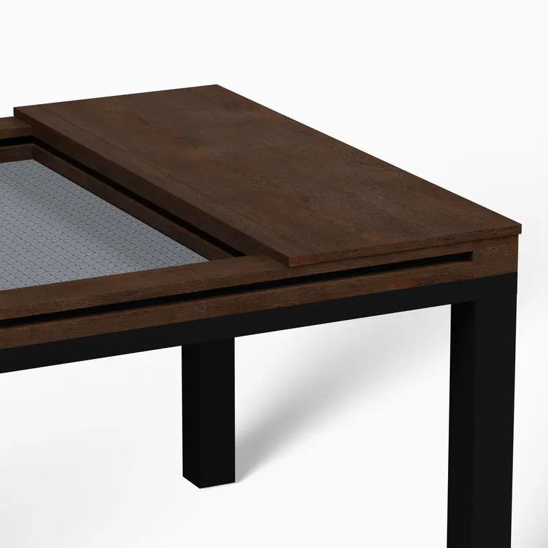 Pangea Table 3x5 Divider - Dark Walnut (2 Pack)