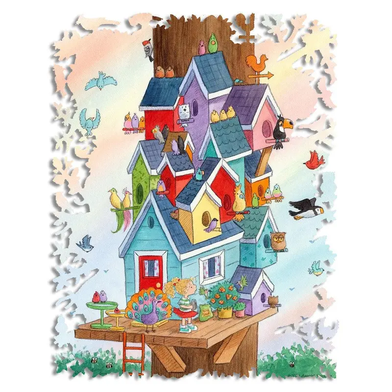 Artifact Wooden Puzzles - Amariah Rauscher - Birdhouses