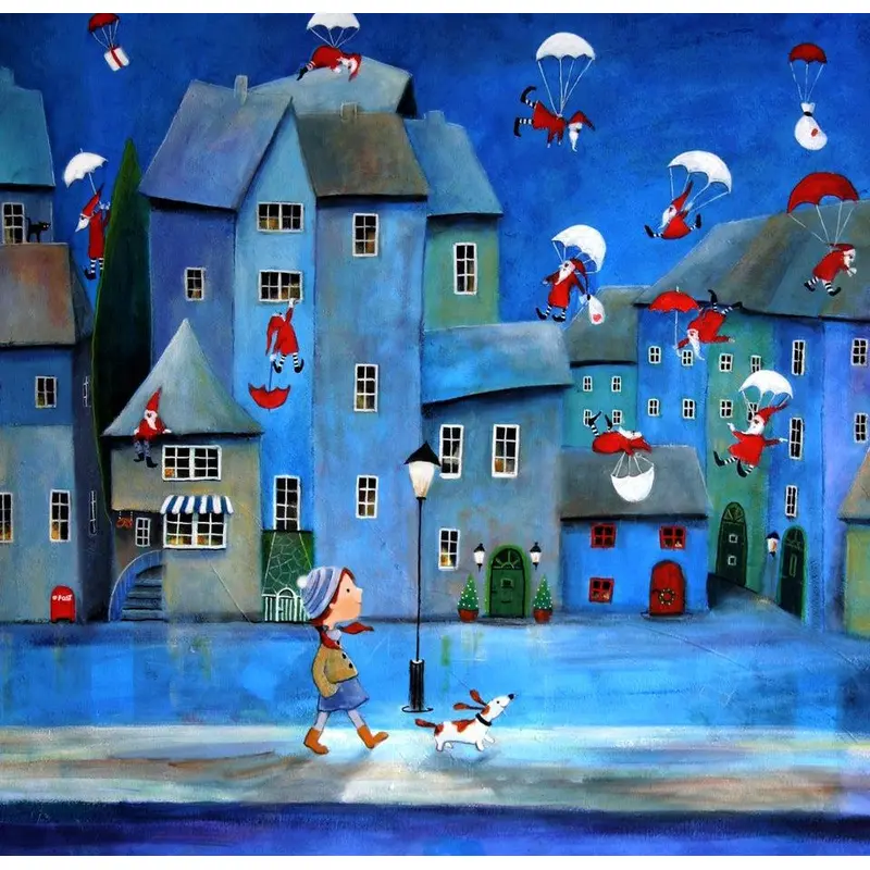 Artifact Wooden Puzzles - Iwona Lifsches - Santa Claus Delivery