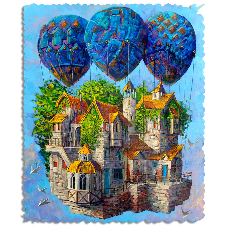 Artifact Wooden Puzzles - Roch Urbaniak - Floating Town