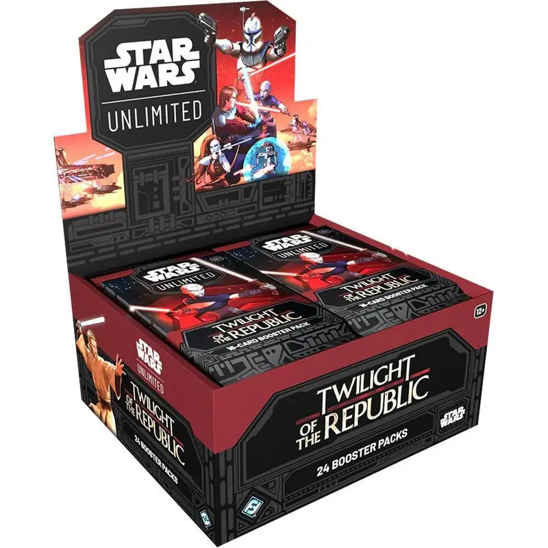 Star Wars Unlimited: Twilight of the Republic Booster Box Display