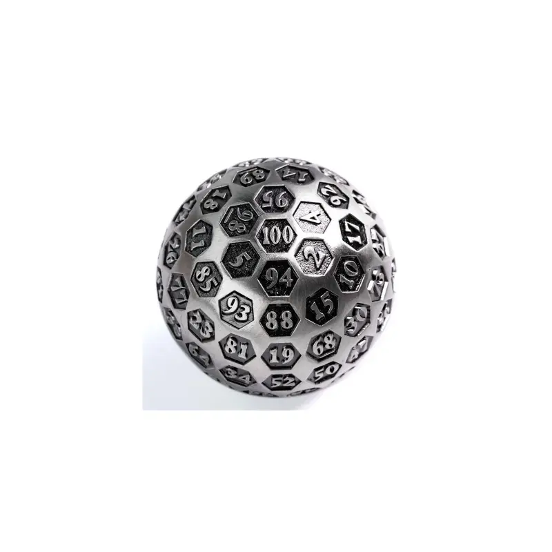 45mm Inscribed Silver d100