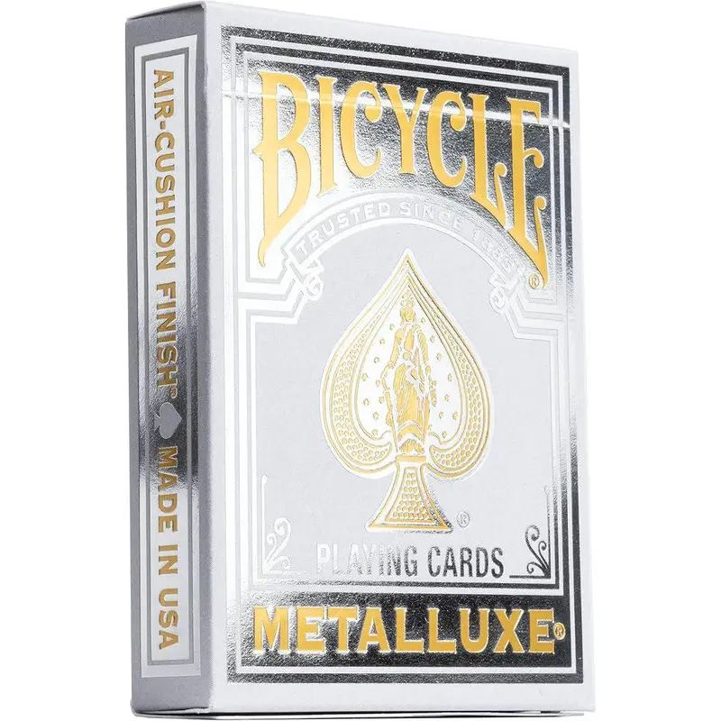 Bicycle Metalluxe Silver Playing Cards