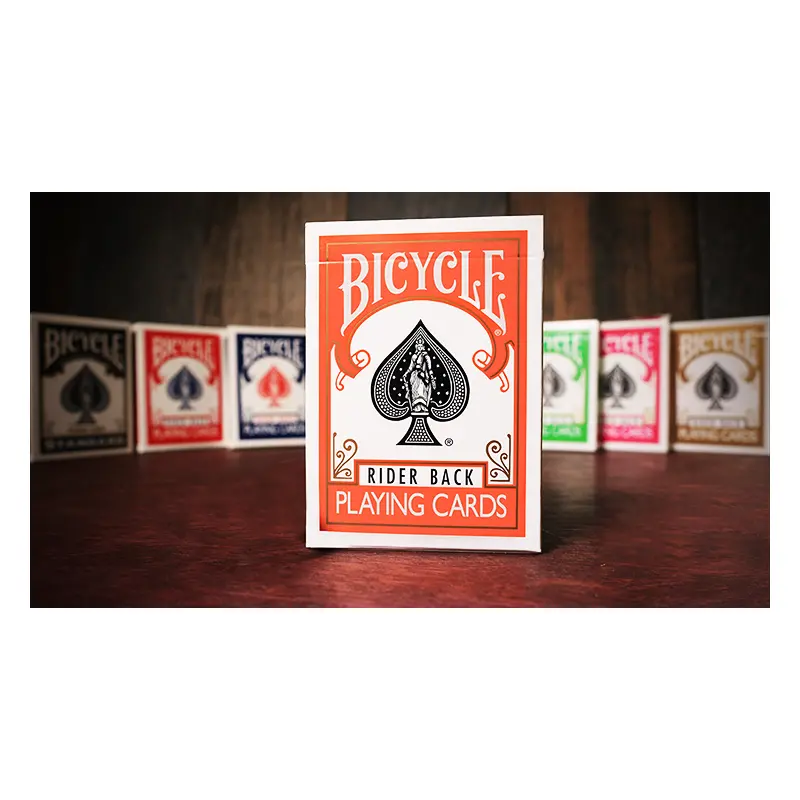 Bicycle Orange Playing Cards