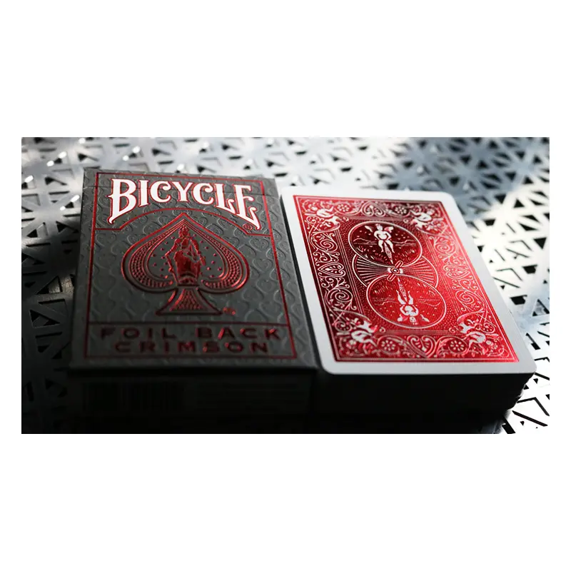 Bicycle Foil Back Crimson Luxe (Red) v2