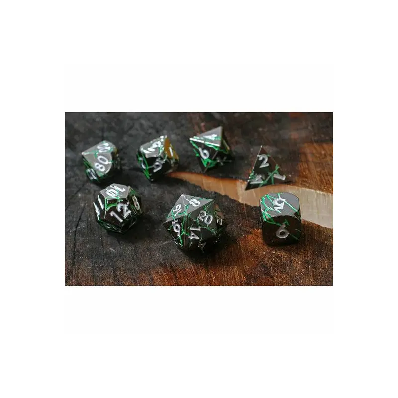 Verdant Storm (Metal 7-Die RPG Set)