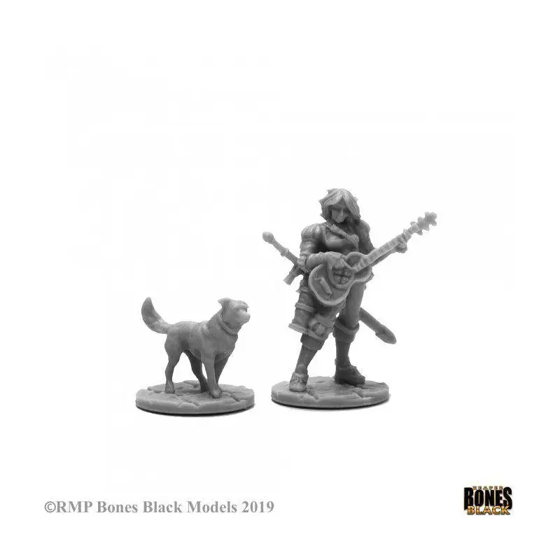 Reaper Bones Black: Isobael the Bard & Rufus (44114)