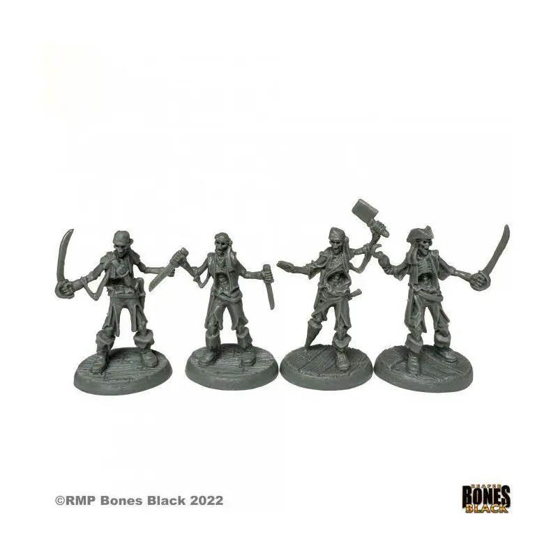 Reaper Bones Black: Skeletal Pirates Boarding Party (44173)