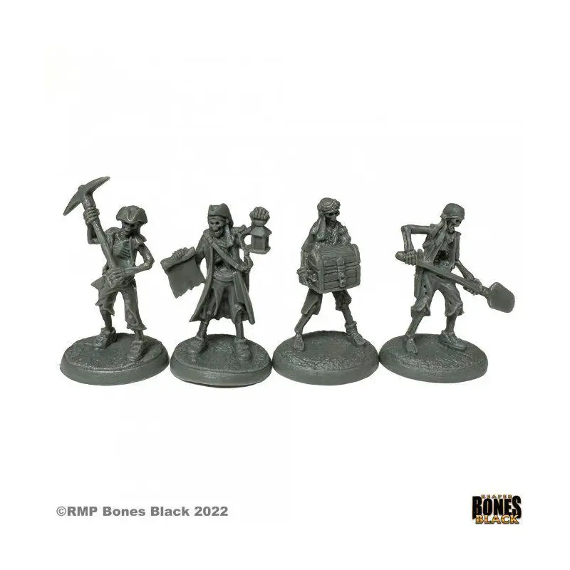 Reaper Bones Black: Skeletal Pirates Treasure Crew (44174)