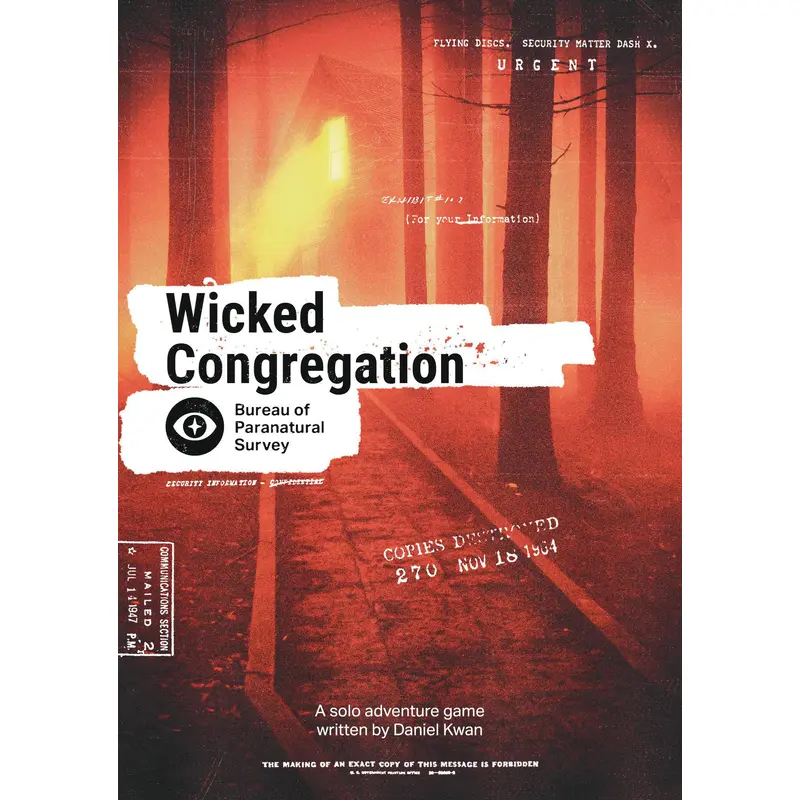 Wicked Congregation: Bureau of Paranatural Survey