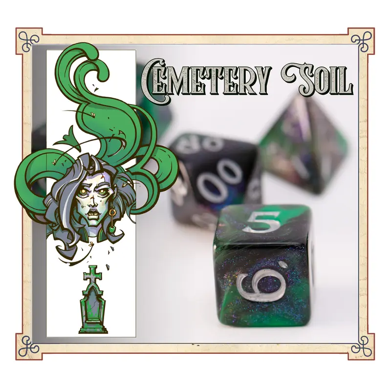 Scented Adventure Dice - Cemetary Soil