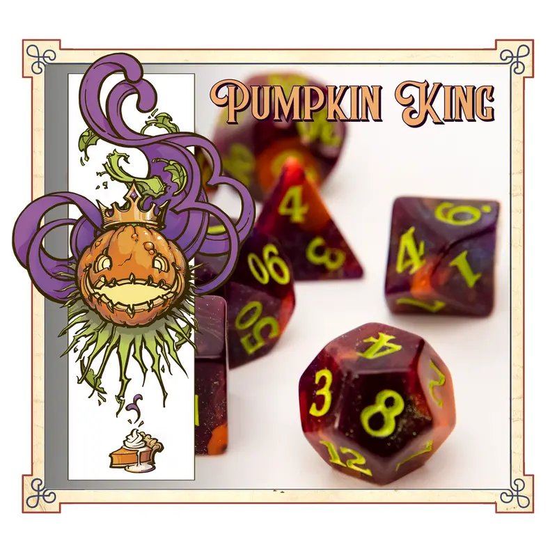 Scented Adventure Dice - Pumpkin King