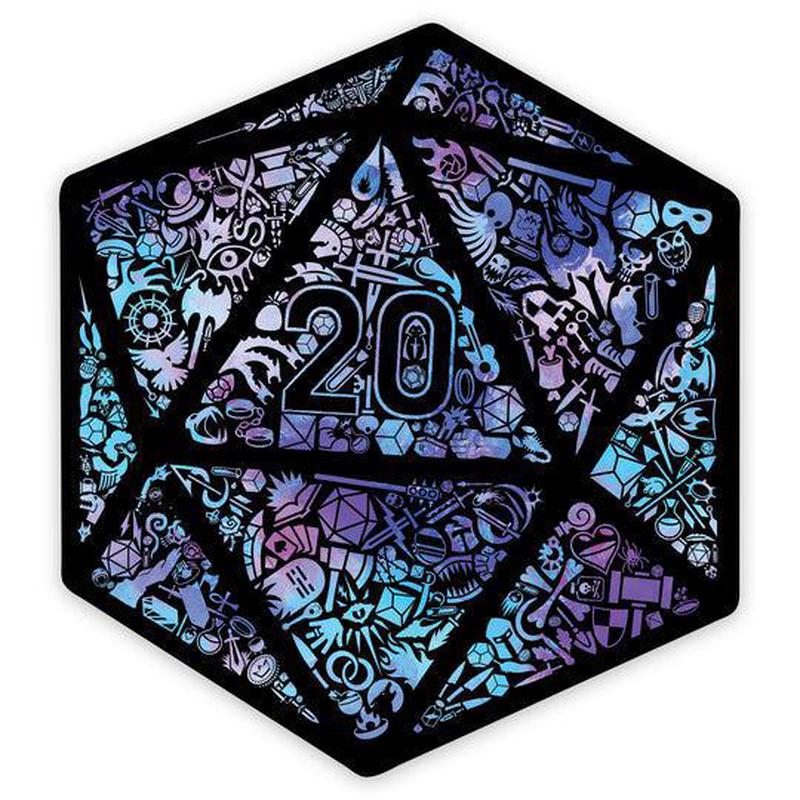 Mosaic D20 Sticker