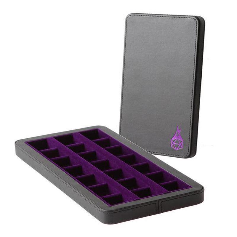 Reliquary 3-Row Large Premium Dice Case (Purple)
