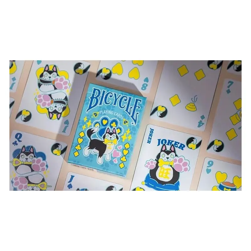 Bicycle Dog Blue Playing Cards