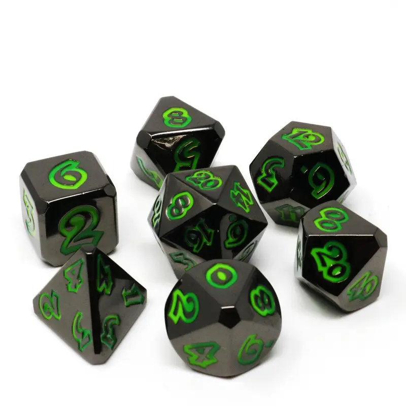 Luckweaver (Metal 7-Die RPG Set)