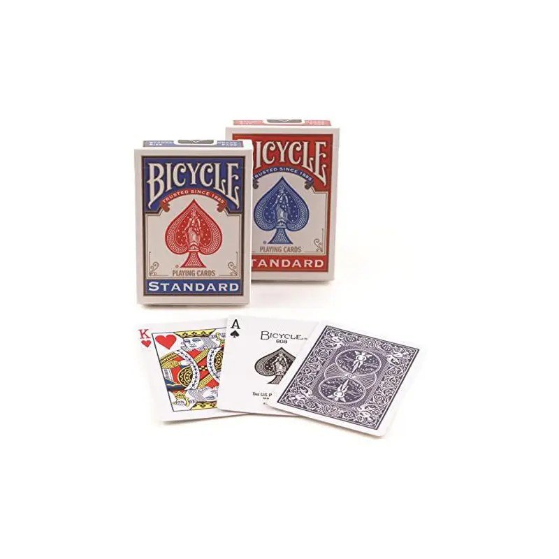 Rider Back (Blue/Red) Bicycle Poker Sized Playing Cards
