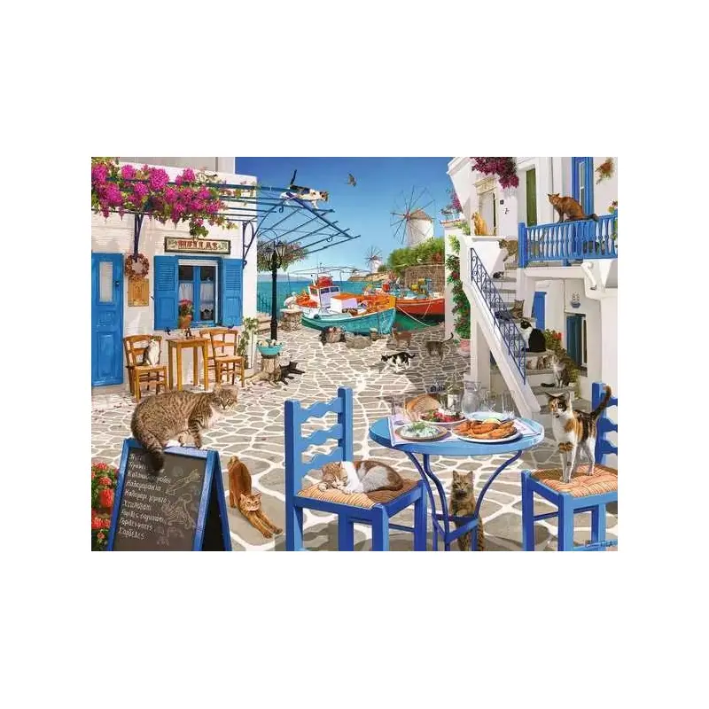 Cats of Mykonos (Ravensburger 1500pc)