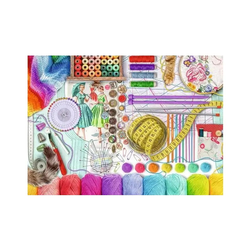 Needlework Station (Ravensburger 500pc)