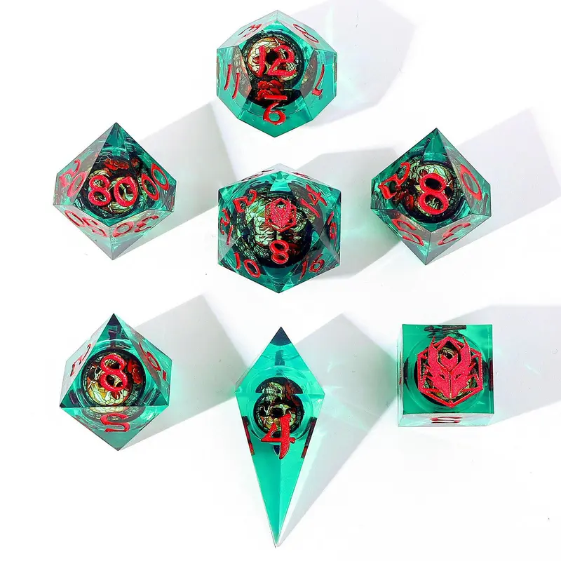 Always Watching: Wraithbound Sharp Edge (Liquid Core RPG Dice Set)