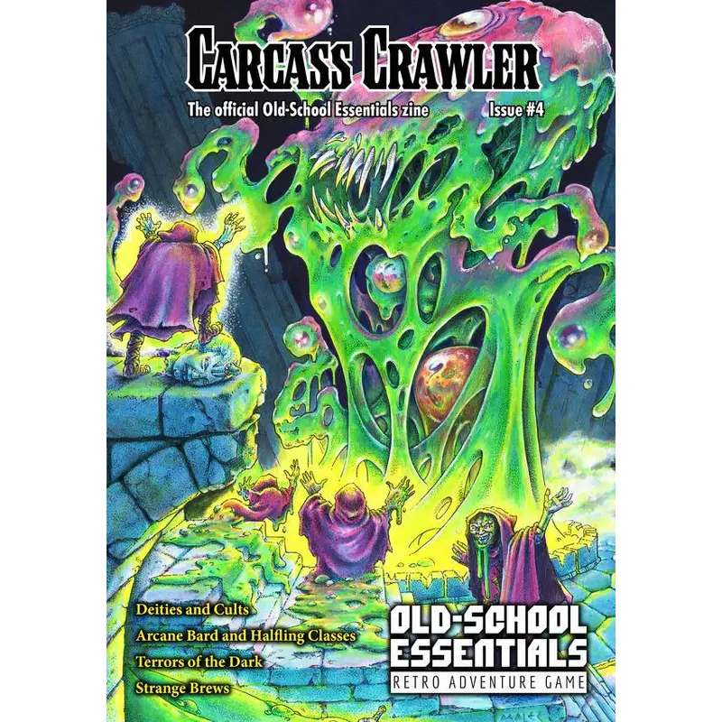 Carcass Crawler Issue #4: The Official Old-School Essentials Zine
