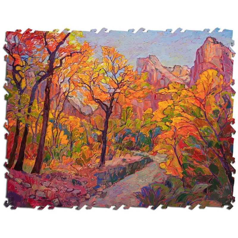 Artifact Wooden Puzzles - Erin Hanson Hues Of Zion