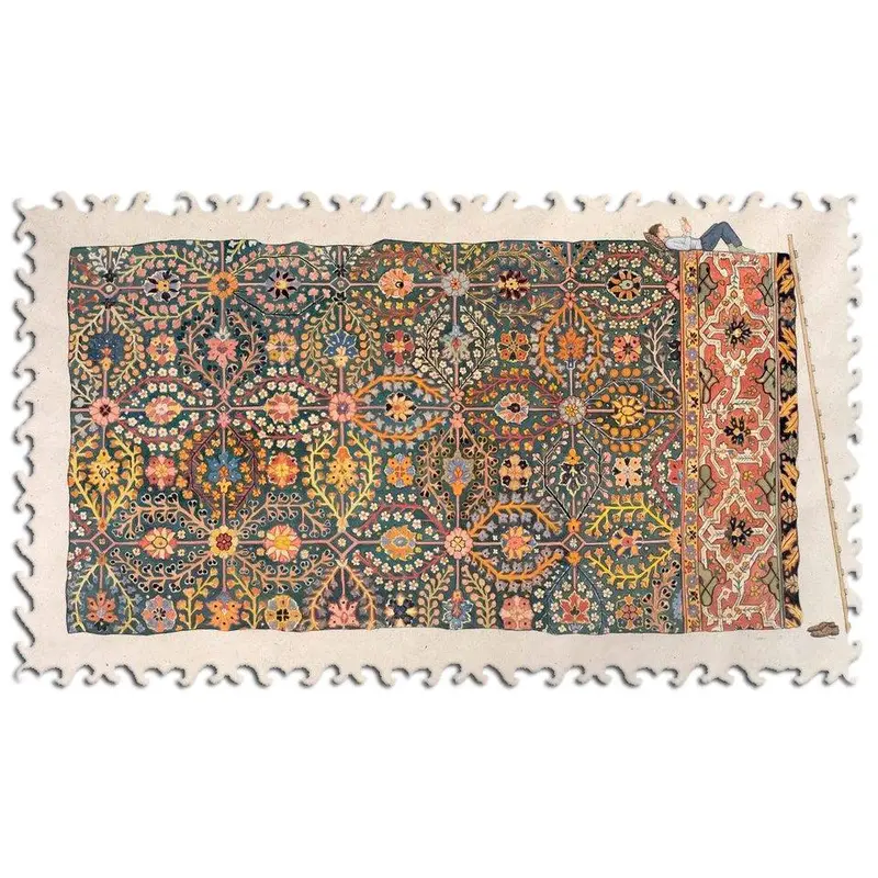 Artifact Wooden Puzzles - Jethro Buck Reading On The Carpet of Paradise