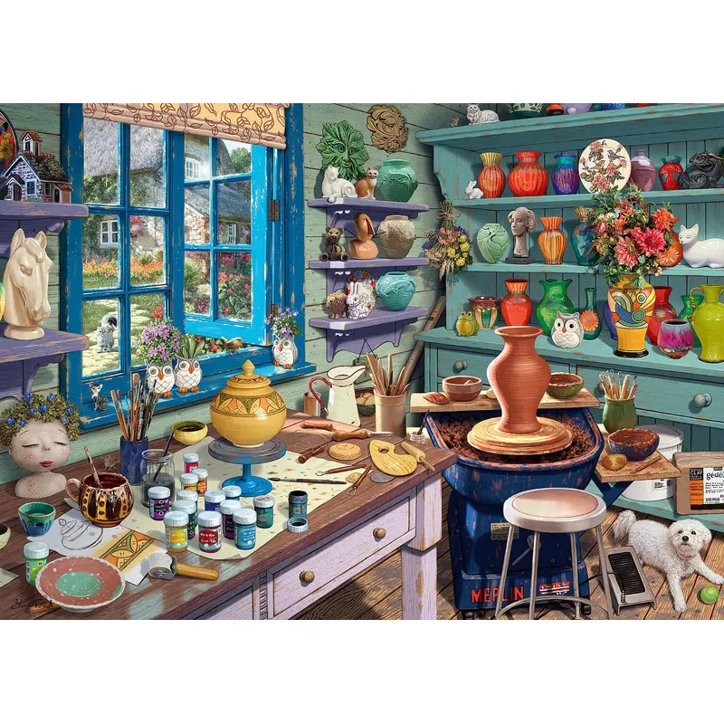 Pottery Studio Sanctuary (Ravensburger 500pc)