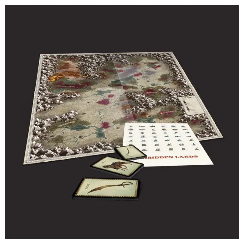 Forbidden Lands: The Bloodmarch Map & Cards Pack