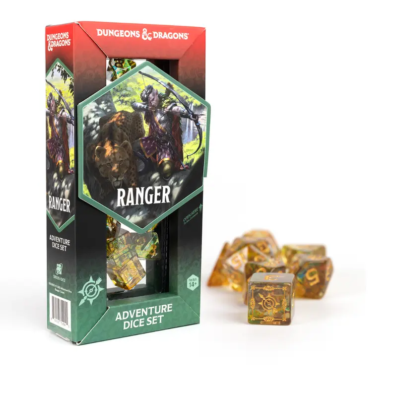 D&D Adventure Dice Set - Ranger: Multi-Colored