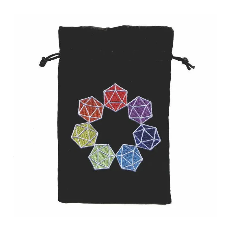 Dice Bag (Rainbow d20)
