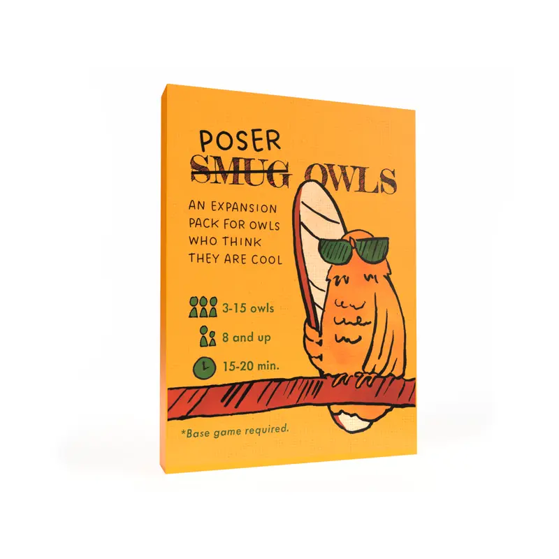 Smug Owls: Poser Owls Expansion Pack