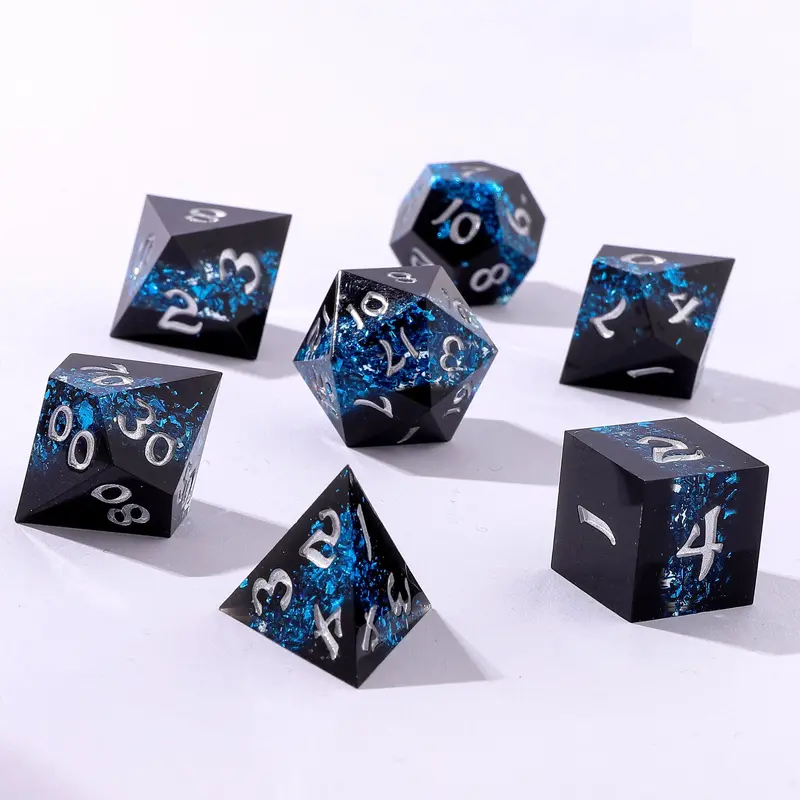 Captured Magic - Mana Path Blue (7-Die RPG Set)