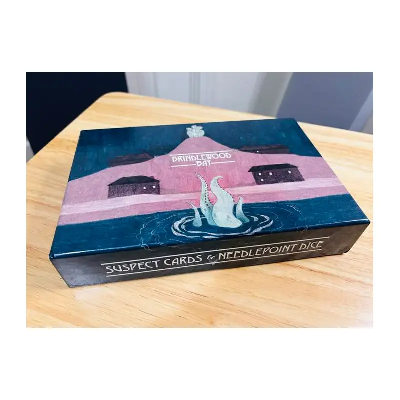 Brindlewood Bay Suspect Cards and Needlepoint Dice