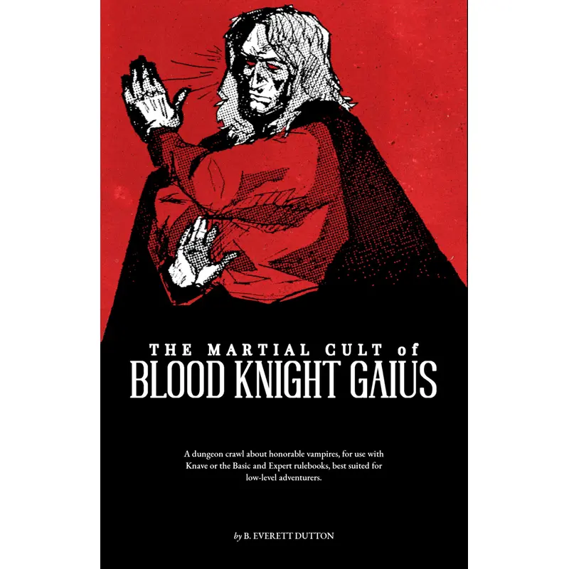 The Martial Cult of Blood Knight Gaius (Knave, OSE, OSR)