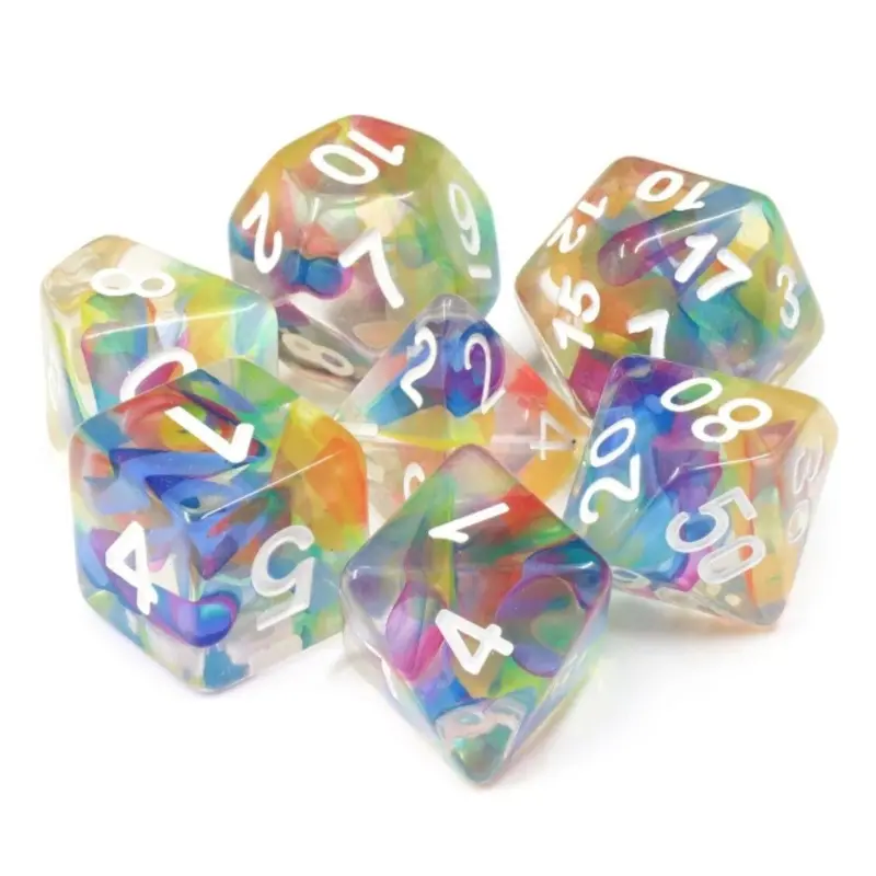 Rainbow Ribbon (7-Die RPG Set)