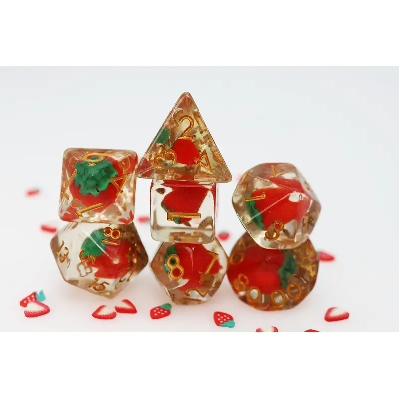 Wild Strawberry (7-Die RPG Set)
