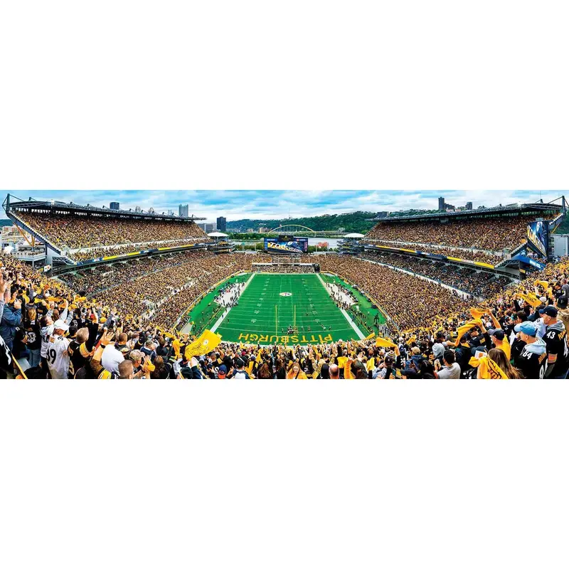 Pittsburgh Steelers End Zone Panoramic Puzzle (Masterpieces 1000pc)